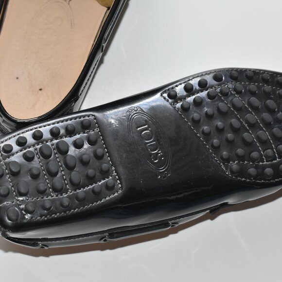Tod's Gommino Black Patent Driving Loafers EU 36.5/US 6.5 - Picture 4 of 4